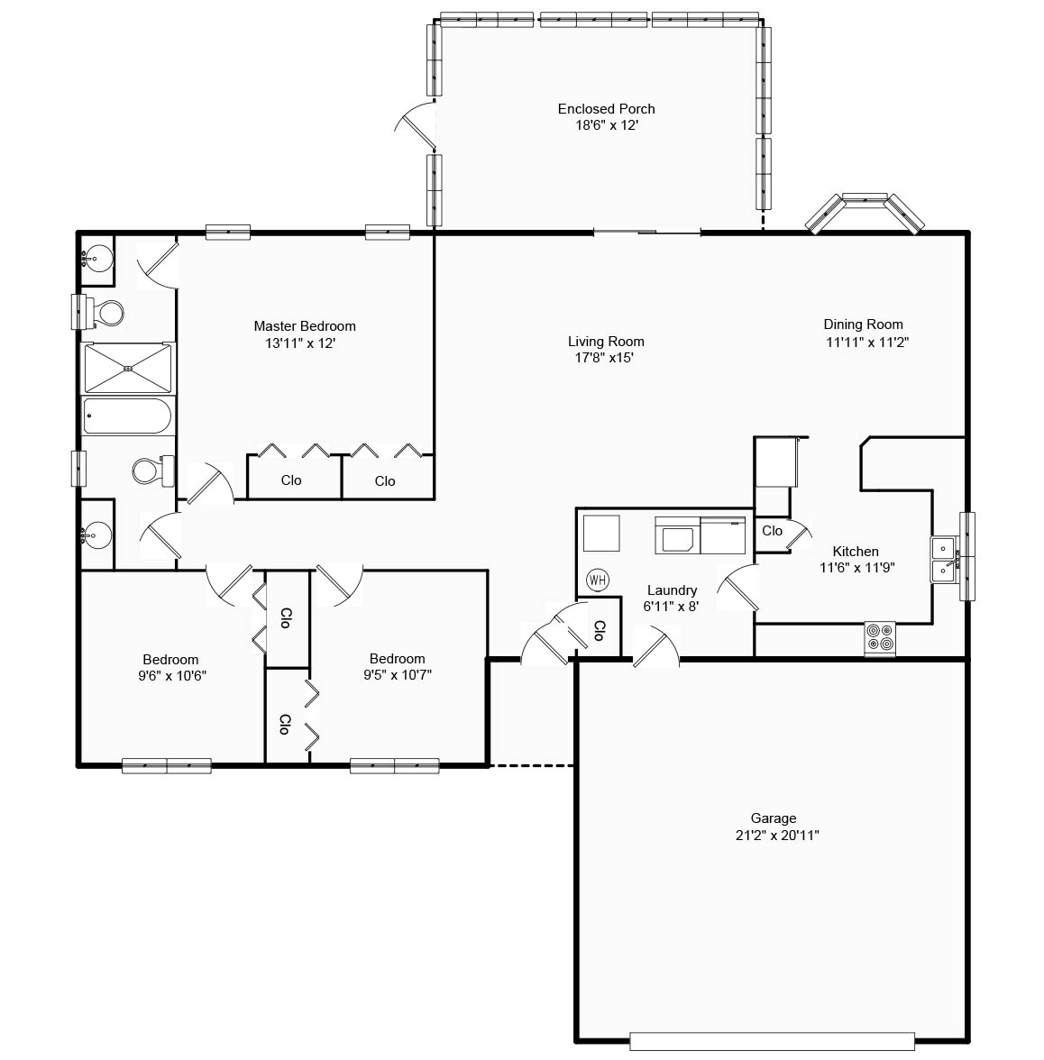 2704 Brookville Place, Decatur, IL Floorplan